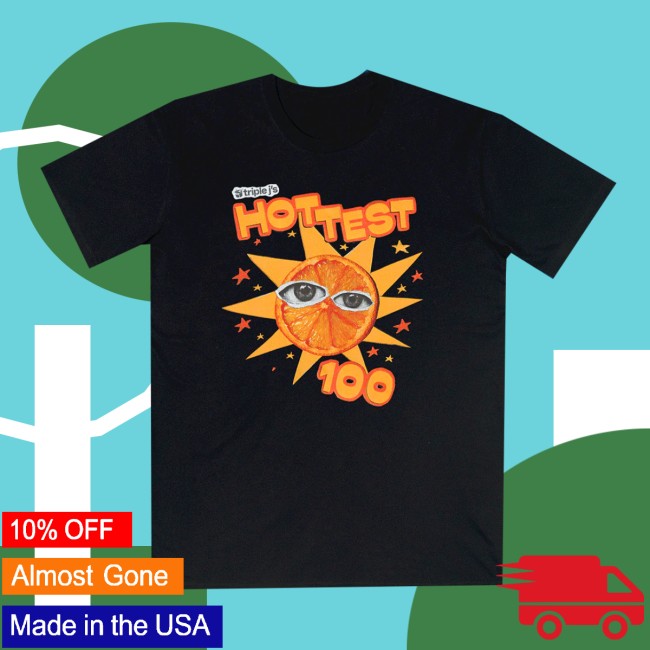 Triple Store Merch Triple J Hottest 100 2025 Tee Black Triple Store Merch Triple J Hottest 100 2025 Tee Black