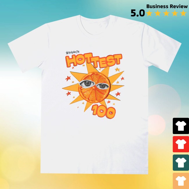 Triple Store Merch Hottest 100 2025 Tee White Triple Store Merch Hottest 100 2025 Tee White