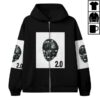 Playboi Carti Shop Merch Antagonist 2.0 Hockey Mask Zip Up