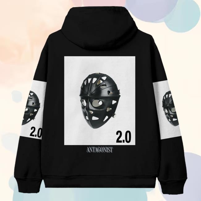 Playboi Carti Merch Store Antagonist 2.0 Hockey Mask Zip Up Playboi Carti Merch Store Antagonist 2.0 Hockey Mask Zip Up