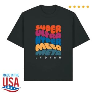 Jacob Collier Shop Merch Super Ultra Hyper Mega Meta Lydian Tee