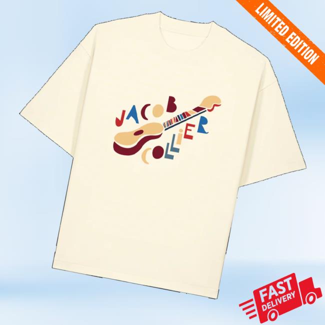 Jacob Collier Shop Merch Jacob Collier Guitar Tee Jacob Collier Shop Merch Jacob Collier Guitar Tee