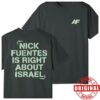 kenny Fuentes Store Merch Right About Israel T Shirt spsdd
