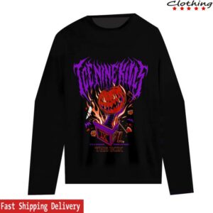Ice Nine Kills Merch Store Jack’s In The Box Striped Long Sleeve Tee