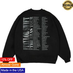 Taylor Swift Store Merch The Eras Tour Down Bad Live Photo Oversized Crewneck