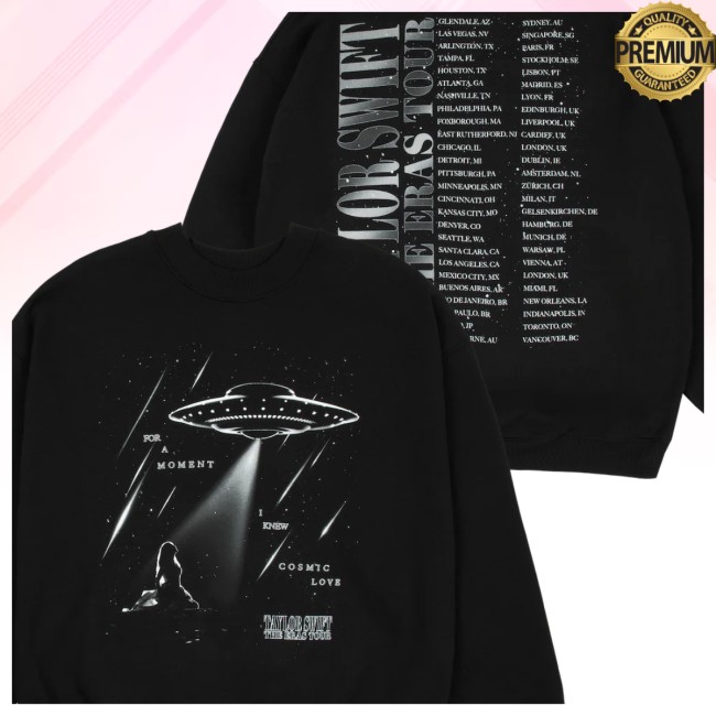 Taylor Swift Store Merch The Eras Tour Down Bad Live Photo Oversized Crewneck Taylor Swift Store Merch The Eras Tour Down Bad Live Photo Oversized Crewneck