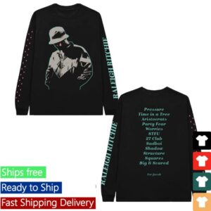 Raleigh Ritchie Merch Store Andy Anniversary Silhouette Tracklist Longsleeve
