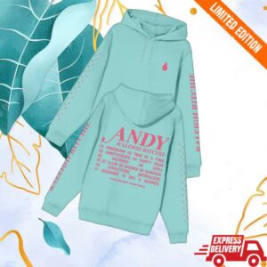 Raleigh Ritchie Merch Store Andy Anniversary Tracklist Hoodie