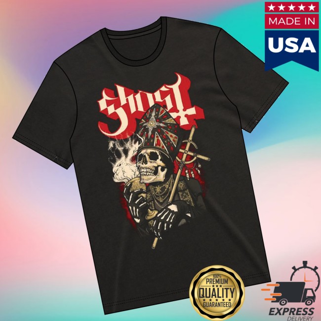 Jbhifi Store Merch Ghost Black T-Shirt Jbhifi Store Merch Ghost Black T-Shirt