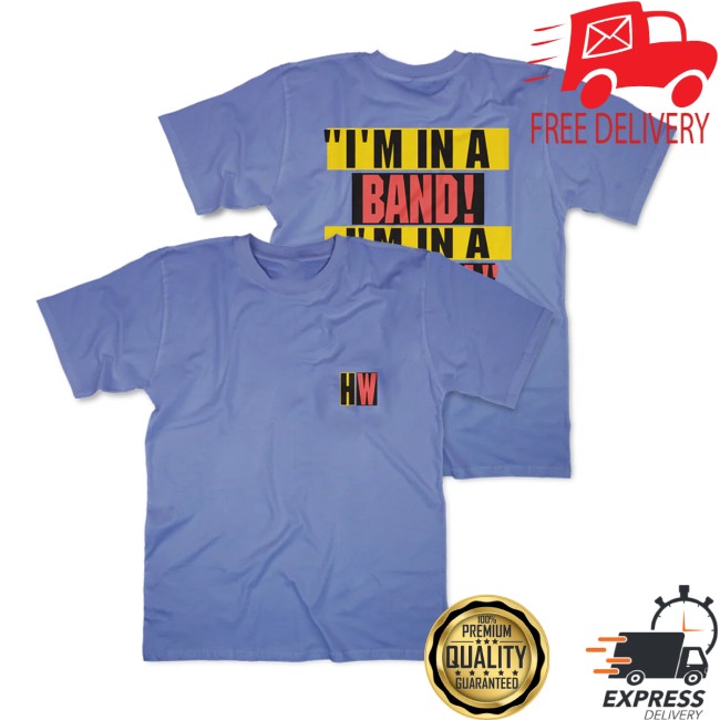 Hayley Williams Store Merch I’m In A Band! Periwinkle Tee Hayley Williams Store Merch I’m In A Band! Periwinkle Tee