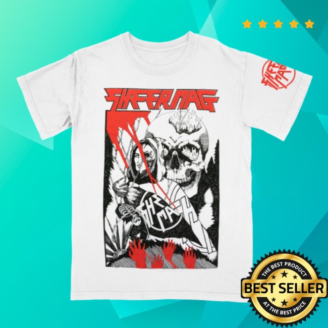 Sheermag Store Merch Skull White Tee Sheermag Store Merch Skull White Tee