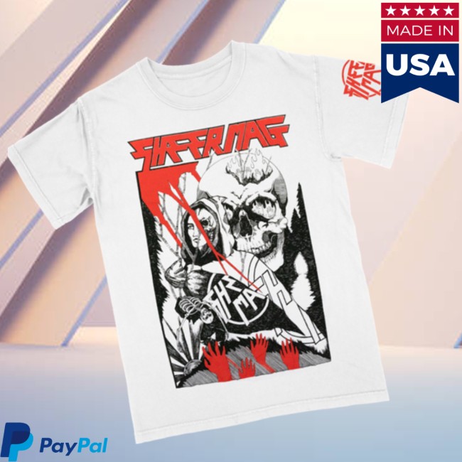 Sheermag Store Merch Skull White Tee Sheermag Store Merch Skull White Tee