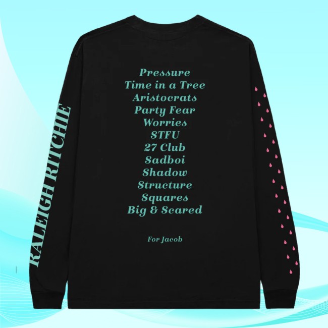 Raleigh Ritchie Store Merch Andy Anniversary Silhouette Tracklist Longsleeve Raleigh Ritchie Store Merch Andy Anniversary Silhouette Tracklist Longsleeve