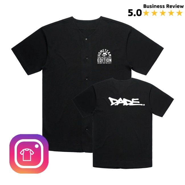 D.A.D.E. Store Merch Home Team Baseball Jersey D.A.D.E. Store Merch Home Team Baseball Jersey