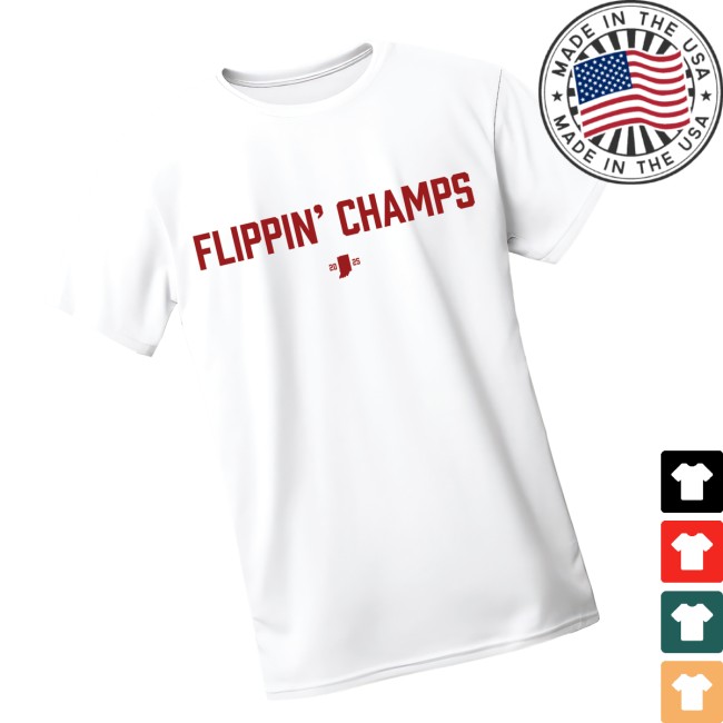 Inforindiana Store Merch Champs White T-Shirt Inforindiana Store Merch Champs White T-Shirt