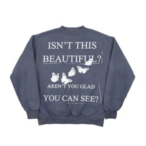 Online Ceramics Merch Store Aren’t You Glad You Can See Hand Dip Dyed Fleece