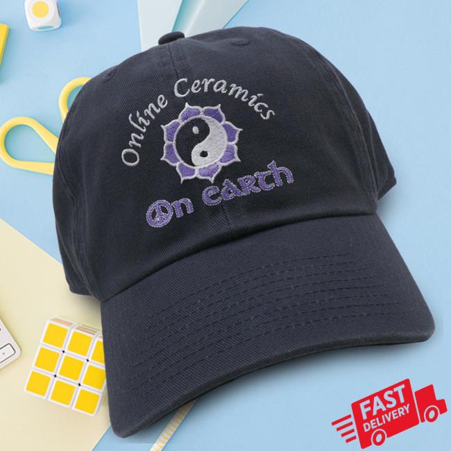 Online Ceramics Merch Store Peace On Earth Navy Hat Online Ceramics Merch Store Peace On Earth Navy Hat