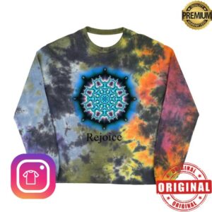 Online Ceramics Merch Store Rejoice Tie Dye Long Sleeve Tee