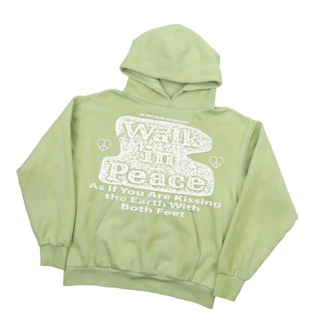 Online Ceramics Merch Store Walk In Peace Hand Dip Hoodie Online Ceramics Merch Store Walk In Peace Hand Dip Hoodie