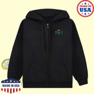 Ph1lza Merch Store Technoblade Emerald Zip Hoodie