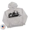kenny Online Ceramics Merch Store Freight Train Gray Hoodiea