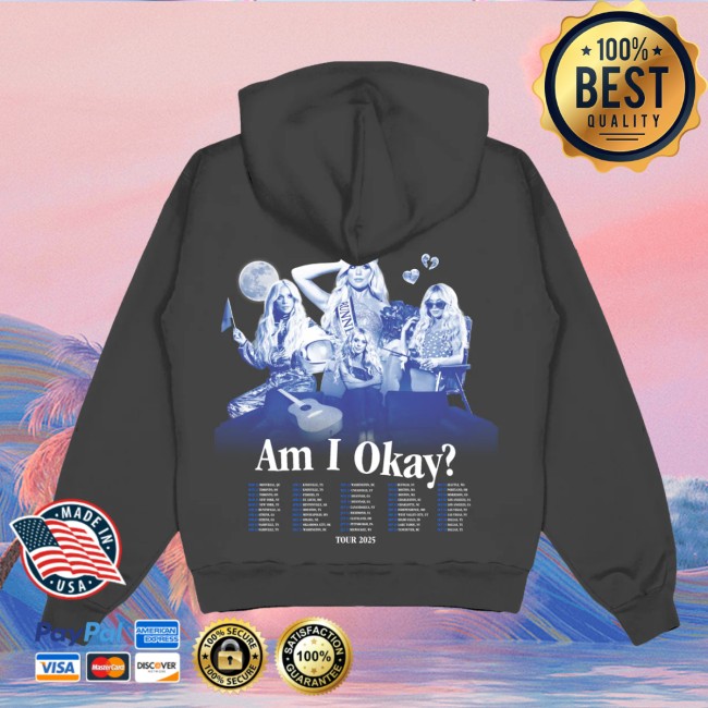 Megan Moroney Store Merch Am I Okay Tour Hoodie Megan Moroney Store Merch Am I Okay Tour Hoodie