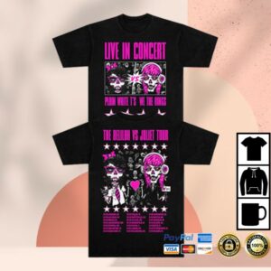 We The Kings Store Merch Delilah Vs Juliet Tour Tee