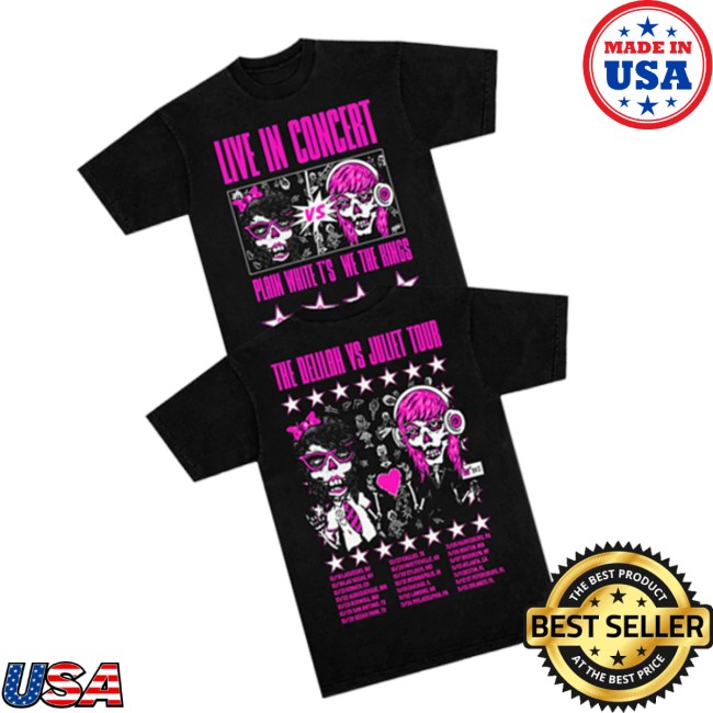 We The Kings Store Merch Delilah Vs Juliet Tour Tee We The Kings Store Merch Delilah Vs Juliet Tour Tee