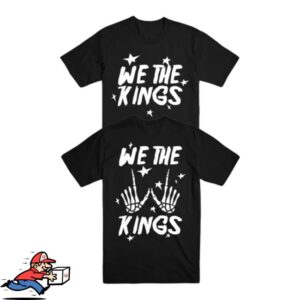 We The Kings Store Merch Skeleton Hands Tee
