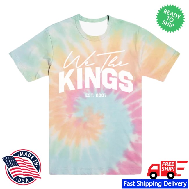 We The Kings Store Merch Tour Date Tee Tie Dye We The Kings Store Merch Tour Date Tee Tie Dye