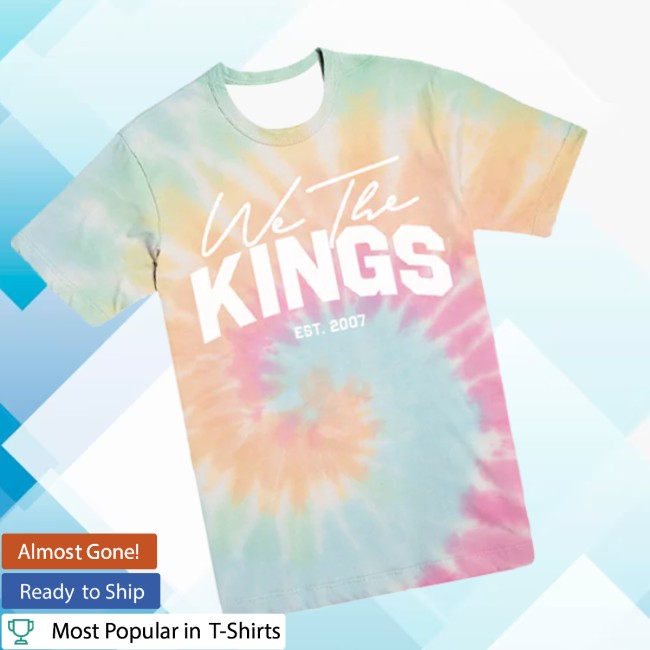 We The Kings Store Merch Tour Date Tee Tie Dye We The Kings Store Merch Tour Date Tee Tie Dye
