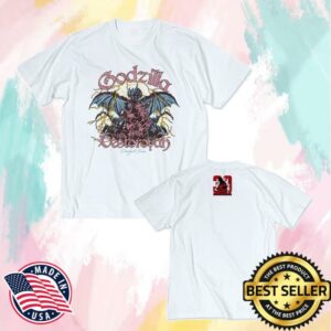 Godzilla Merch Store Godzilla Vs. Destoroyah 30Th Anniversary Scene Illustration T-Shirt 6