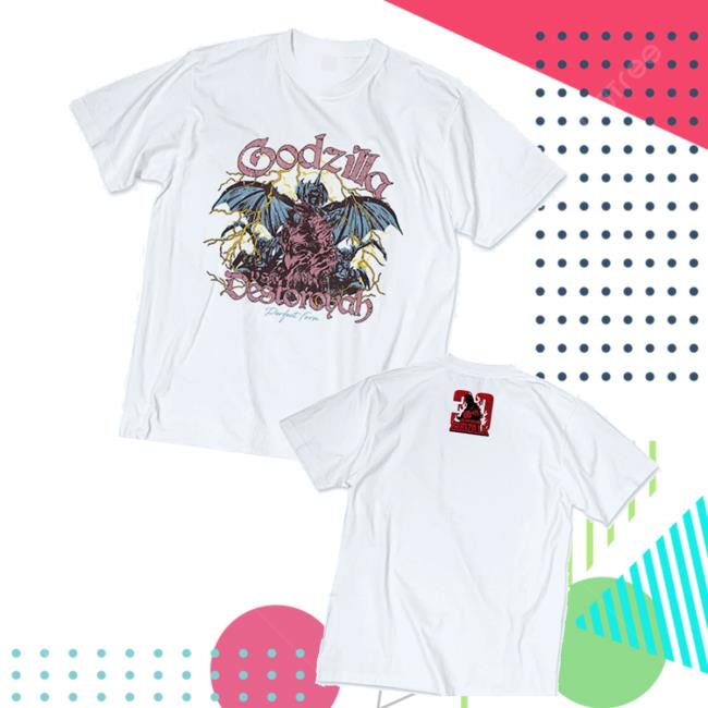 Godzilla Merch Store Godzilla Vs. Destoroyah 30Th Anniversary Scene Illustration T-Shirt 6 Godzilla Merch Store Godzilla Vs. Destoroyah 30Th Anniversary Scene Illustration T-Shirt 6