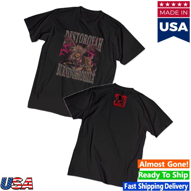 Godzilla Merch Store Godzilla Vs. Destoroyah 30Th Anniversary Scene Illustration T-Shirt 5 Godzilla Merch Store Godzilla Vs. Destoroyah 30Th Anniversary Scene Illustration T-Shirt 5