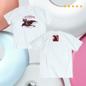 Godzilla Merch Store Godzilla Vs Destoroyah 30Th Anniversary Scene Illustration T-Shirt 3