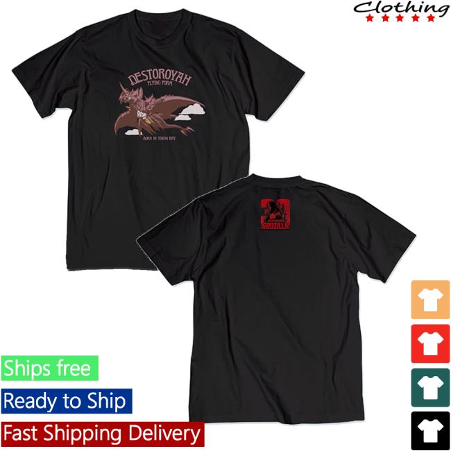 Godzilla Merch Store Godzilla Vs. Destoroyah 30Th Anniversary Scene Illustration T-Shirt 3s Godzilla Merch Store Godzilla Vs. Destoroyah 30Th Anniversary Scene Illustration T-Shirt 3s