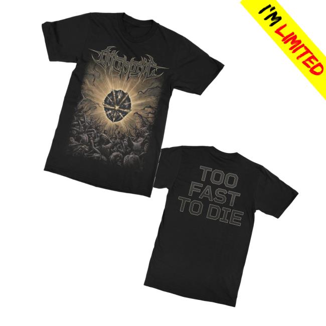 Indiemerchstore Merch Archspire Too Fast To Die T-Shirt Indiemerchstore Merch Archspire Too Fast To Die T-Shirt