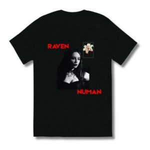 Gary Numan Merch Store Raven Numan Black Tour T-Shirt
