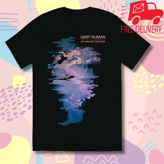 Gary Numan Merch Store Telekon 45Th Anniversary Tour Whirlwind T-Shirt Gary Numan Merch Store Telekon 45Th Anniversary Tour Whirlwind T-Shirt