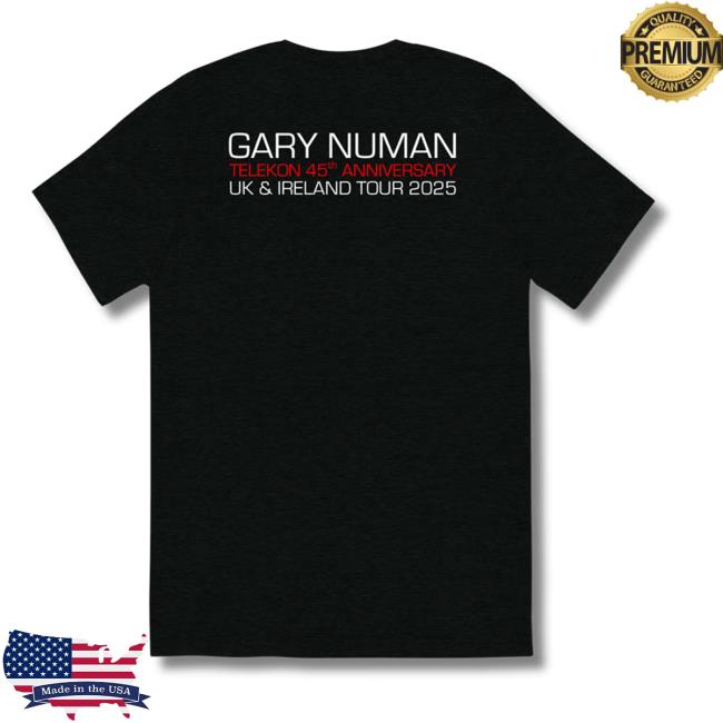 Gary Numan Merch Store Telekon 45Th Anniversary Tour Whirlwind T-Shirt Gary Numan Merch Store Telekon 45Th Anniversary Tour Whirlwind T-Shirt