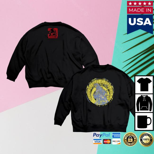 Godzilla Merch Store Godzilla Vs. Destoroyah 30Th Anniversary Scene Illustration Sweatshirt 2 Godzilla Merch Store Godzilla Vs. Destoroyah 30Th Anniversary Scene Illustration Sweatshirt 2