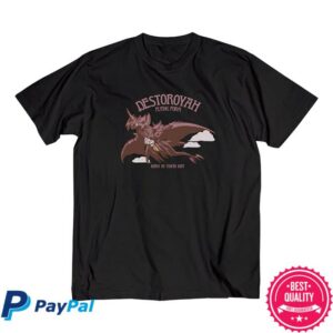 Godzilla Merch Store Godzilla Vs. Destoroyah 30Th Anniversary Scene Illustration T-Shirt 3