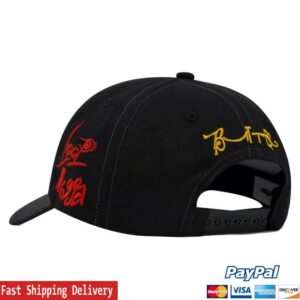 August Store Merch Butter Goods Alias 6 Panel Black Cap