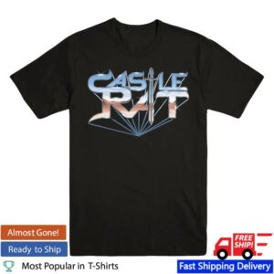 Evil Greed Merch Store Castle Rat Logo Black T-Shirt