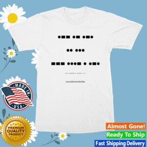 John Lennon Merch Store War Is Over T-Shirt Morse Code