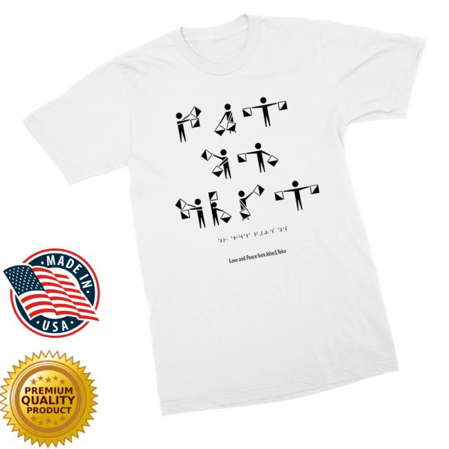 John Lennon Merch Store War Is Over T-Shirt Semaphore John Lennon Merch Store War Is Over T-Shirt Semaphore