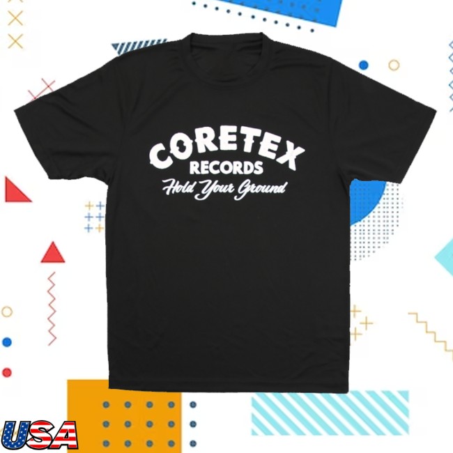 Cortex Records Store Merch Coretex Sports Hold Your Ground Running T-Shirt Cortex Records Store Merch Coretex Sports Hold Your Ground Running T-Shirt