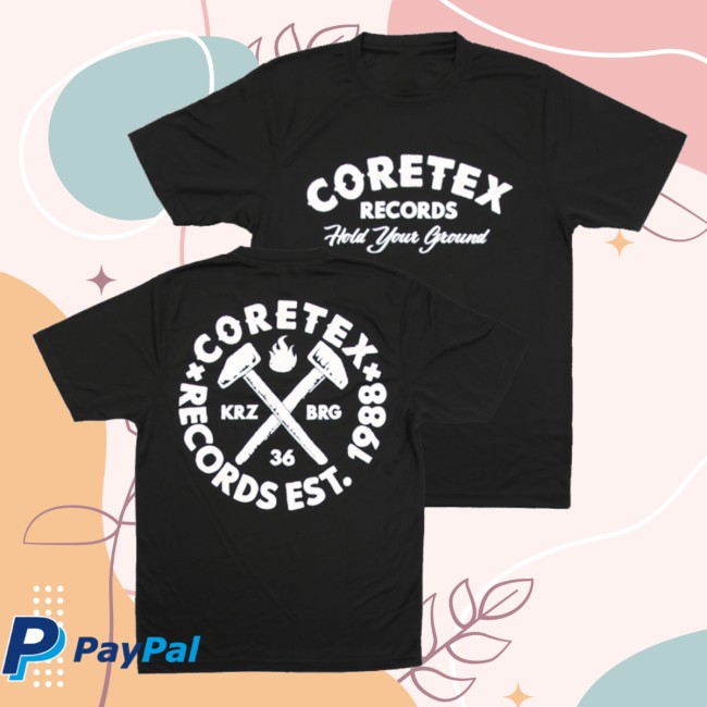 Cortex Records Store Merch Coretex Sports Hold Your Ground Running T-Shirt Cortex Records Store Merch Coretex Sports Hold Your Ground Running T-Shirt