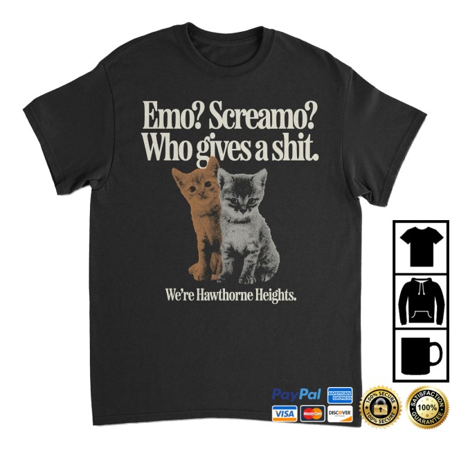 Hawthorne Heights Store Merch Hawthorne Heights Emo Screamo Black T-Shirt Hawthorne Heights Store Merch Hawthorne Heights Emo Screamo Black T-Shirt