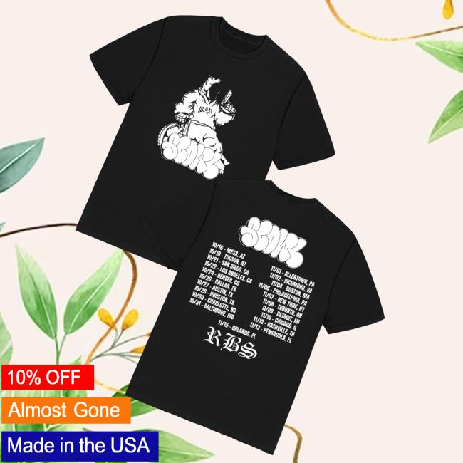 Scowl Merch Store Rbs Tour T-Shirt Scowl Merch Store Rbs Tour T-Shirt